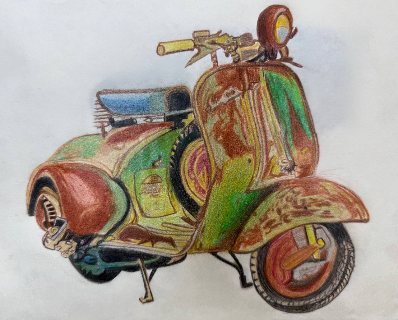 آموزش نقاشی سیاه قلم